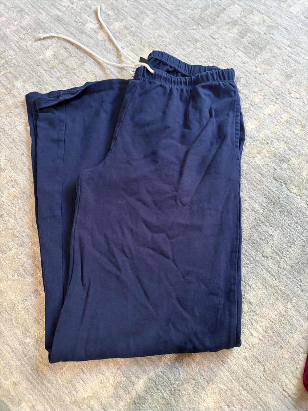 woman’s Navy Drawstring Jogger Pants
